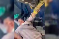 В Жетісу женщина была избита на глазах у полицейского