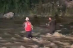 Спасение мужчин на реке Кора в Жетісу из-за повышения уровня воды