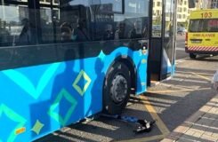 Подросток на электросамокате пострадал в ДТП с автобусом в Астане