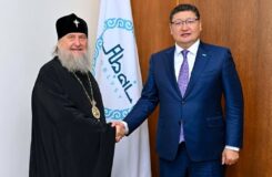 Встреча акима Абайской области с митрополитом Казахстана