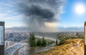 Заморозки до −6°С и осадки ударят по Казахстану