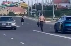 Конфликт на улице Актау: мужчина угрожает девушке изнасилованием