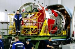 Завершена заправка грузового космического корабля «Прогресс МС-35» на Байконуре