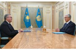 Токаев встретился с новым министром иностранных дел Казахстана