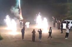 Парень получил два протокола за фейерверк на горе «Казахстан» в день рождения девушки