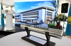 Капсулу времени заложили в основание нового онкоцентра в Алматы на 250 коек