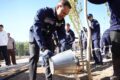 Создание новой зелёной зоны в Балхаше: «Казахмыс» высаживает 2500 деревьев