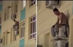 Мужчина на кондиционере в Атырау: детали происшествия
