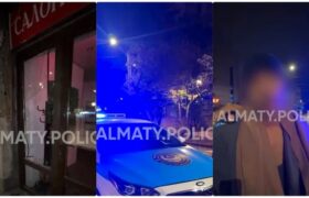 Задержание в Алматы: спор с другом привёл к разбитому стеклу