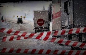 Предупреждение для водителей: снег, гололёд и ухудшение видимости в Казахстане