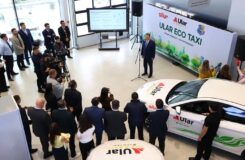В Костанае стартовал первый эко-таксопарк с электромобилями