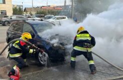 Спасение автомобиля с ГБО: пожар в Кокшетау предотвращён