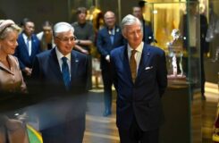 Президент Казахстана провёл экскурсию для короля и королевы Бельгии в Национальном музее