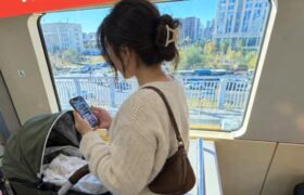 Жительница Астаны требует изменить правила проезда с колясками в LRT